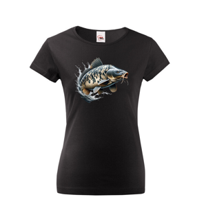 Dámské tričko Kapor - tričko pre milovníčky rybolovu