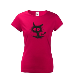 Dámske tričko mačko príšerka  - ideálny darček pre milovníkov mačiek