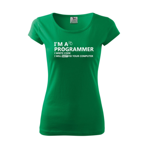 Dámske tričko pre programátorov Som programátor