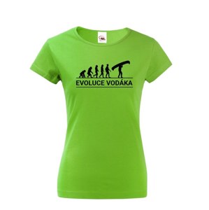 Dámske tričko pre vodáčky Evolúcia vodáka - super tričko pre vodáčky