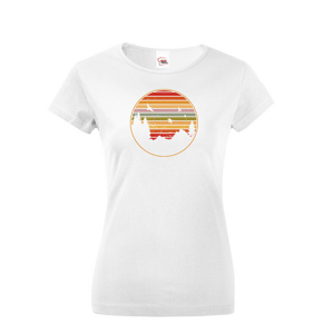 Dámské tričko Retro sunset - tričko pre milovníkov cestovania