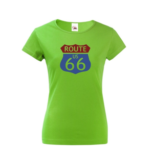 Dámské tričko - Route 66 - legenda ciest