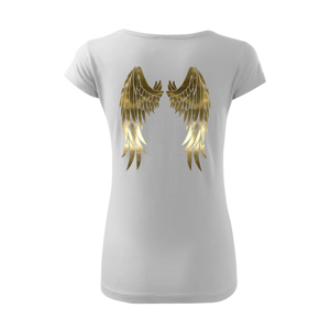 Dámske tričko s anjelskými krídlami na chrbte - skvelý darček pre ženu