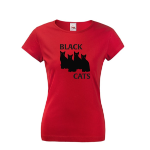 Dámske tričko s mačkami Black Cats
