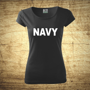 Dámske tričko s motívom Navy
