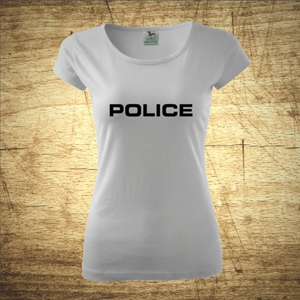 Dámske tričko s motívom Police