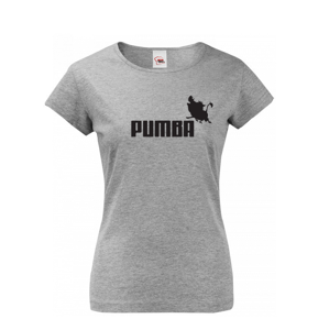 Dámské tričko s potiskem Pumba - originální dárek k narozeninám