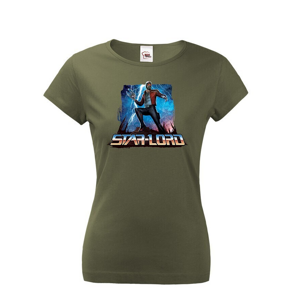 Dámské tričko s potlačou Star-Lord- ideálny darček pre fanúšikov Marvel