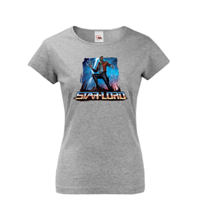 Dámské tričko s potlačou Star-Lord- ideálny darček pre fanúšikov Marvel