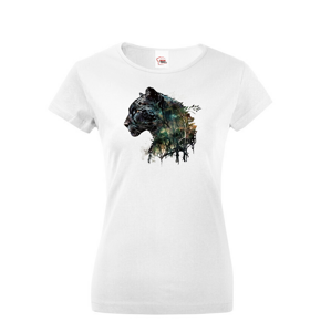 Dámské tričko s potlačou zvierat - Puma