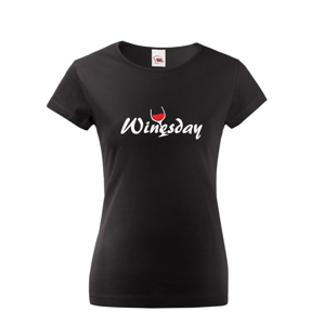 Dámské tričko s vtipným potiskem Winesday - triko nejen k vínu