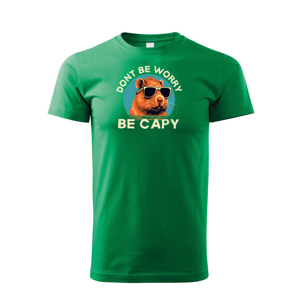 Detské tričko Don't be worry be capy - vtipné narodeninové tričko