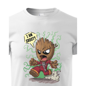 Detské tričko Groot - pre fanúšikov Strážcovia Galaxie