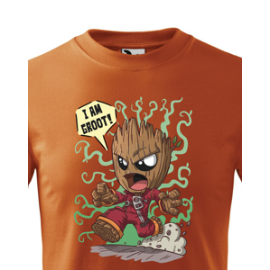 Detské tričko Groot - pre fanúšikov Strážcovia Galaxie