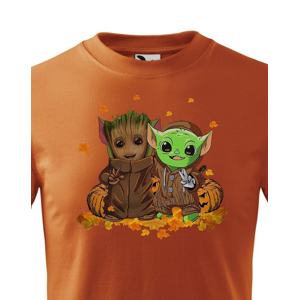 Detské tričko Majster Yoda a Groot - ideálne pre každého fanúšika