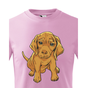 Detské tričko pre milovníkov psíkov - šteniatko
