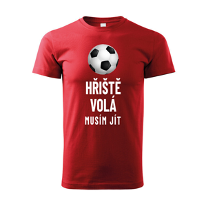 Detské tričko s potlačou Ihrisko volá musím ísť  - tričko pre milovníkov futbalu