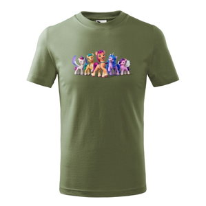Detské tričko s potlačou koníkov - tričko pre milovníka poníkov a koní