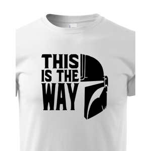 Detské tričko zo seriálu Mandalorian - This is The Way
