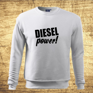 Mikina s motívom Diesel power!