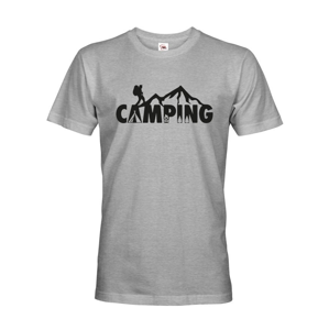 Pánske tričko Camping - ideálne tričko na kempovanie