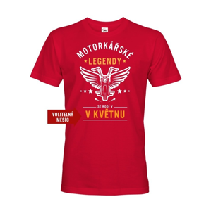 Pánske tričko Motorkárske legendy - ideálny darček k narodeninám
