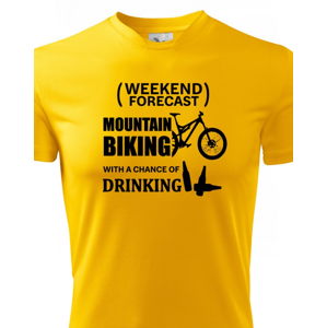 Pánske tričko MTB - pre milovníkov horských bicyklov nutnosť