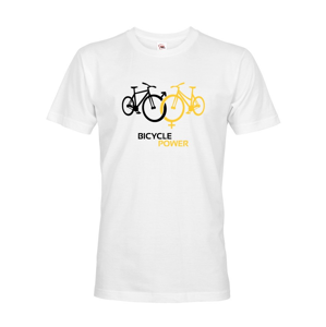 Pánske tričko pre cyklistov Bicycle Power - ideálny darček pre každého cyklo nadšenca