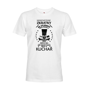 Pánske tričko pre kuchárov s vtipnou potlačou - originalita až na prvom mieste