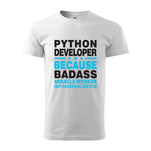 Pánske tričko pre programátorov Python developer