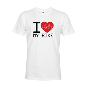 Pánské tričko pro cyklisty I love my bike - ideální dárek