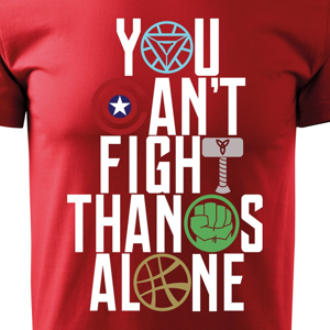 Pánske tričko s motívom Avengers 2 Infinity war