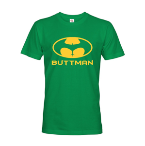 Pánské tričko s potiskem Buttman - parodie na trika Batman