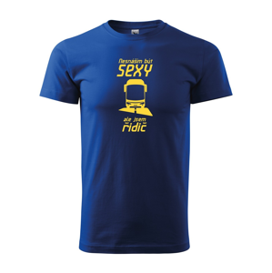 Pánské tričko s potiskem pro řidiče autobusu- Jsem sexy řidič