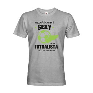 Pánske tričko s potlačou Sexy futbalista