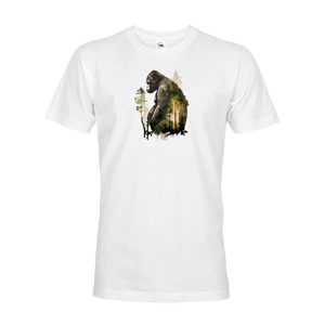 Pánské tričko s potlačou zvierat - Šimpanz