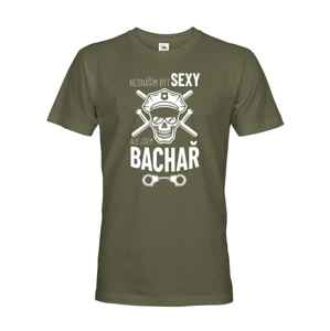 Pánske tričko Sexi Bachár - darček pre pracovníkov väzenskej služby