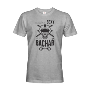 Pánske tričko Sexi Bachár - darček pre pracovníkov väzenskej služby
