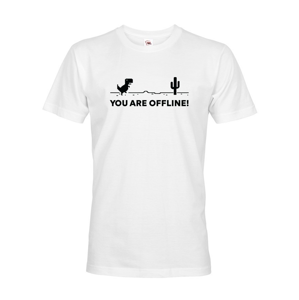 Pánske tričko You are Offline - ideálne tričko pre Geekov