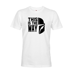 Pánske tričko zo seriálu Mandalorian - This is The Way