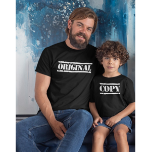 Rodinné tričká pre ocina a syna Set Original a Copy