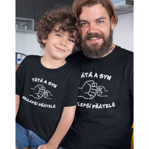 Set tato a syn - ideálne rodinné tričká 