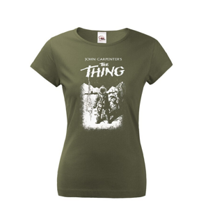 Skvelé dámské tričko na motív hororového filmu The Thing