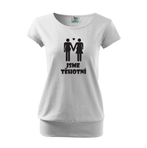  Tričko pre tehotné "Sme Tehotné" - ideální dárek pro nastávající maminku