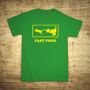 Tričko s motivem Fast Food