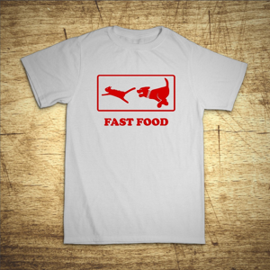 Tričko s motivem Fast Food