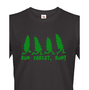 Tričko s motivem Run Forest, Run