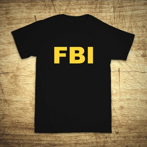 Tričko s motívom FBI