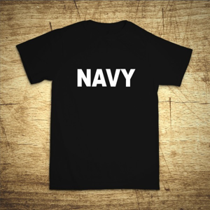 Tričko s motívom Navy