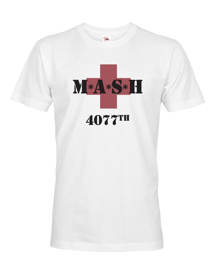 Tričko s potlačou legendárneho seriálu MASH 4077